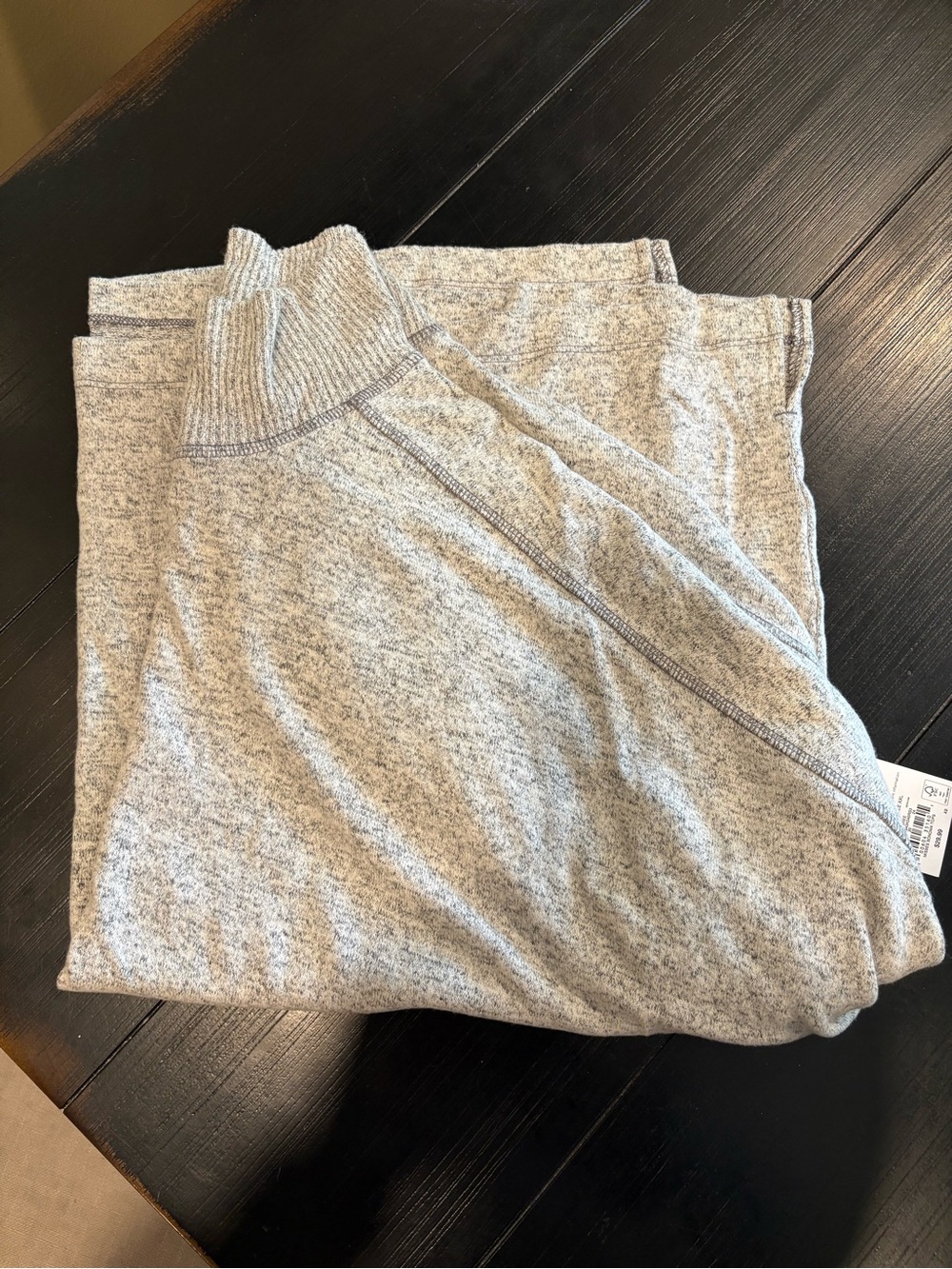 Cozy Heather Gray Knit Pullover
